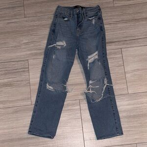 Hollister Light Blue High-Rise Jeans